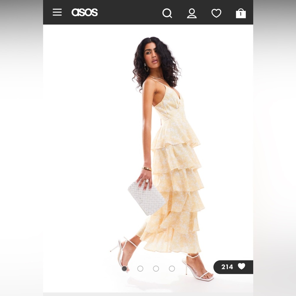 Pretty lavish tiered dress